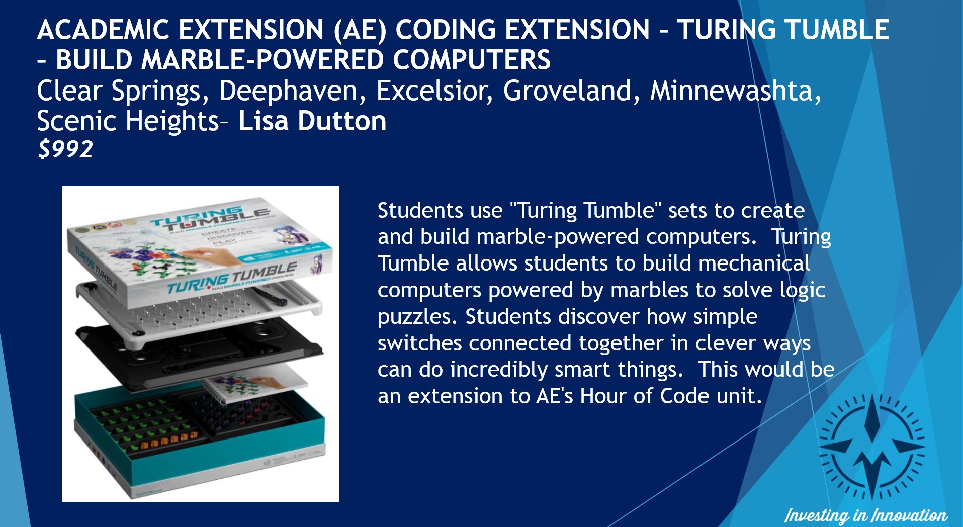 AE kodlash kengaytmasi - Turing Tumble